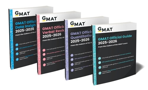 GMAT Official Guide 2025 - 2026 Bundle: Books + Online Question Bank (Paperback)