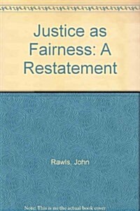 Justice as Fairness (Paperback)