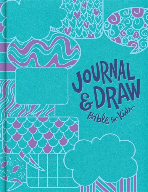 CSB Journal and Draw Bible for Kids, Teal Leathertouch Over Board (Imitation Leather)