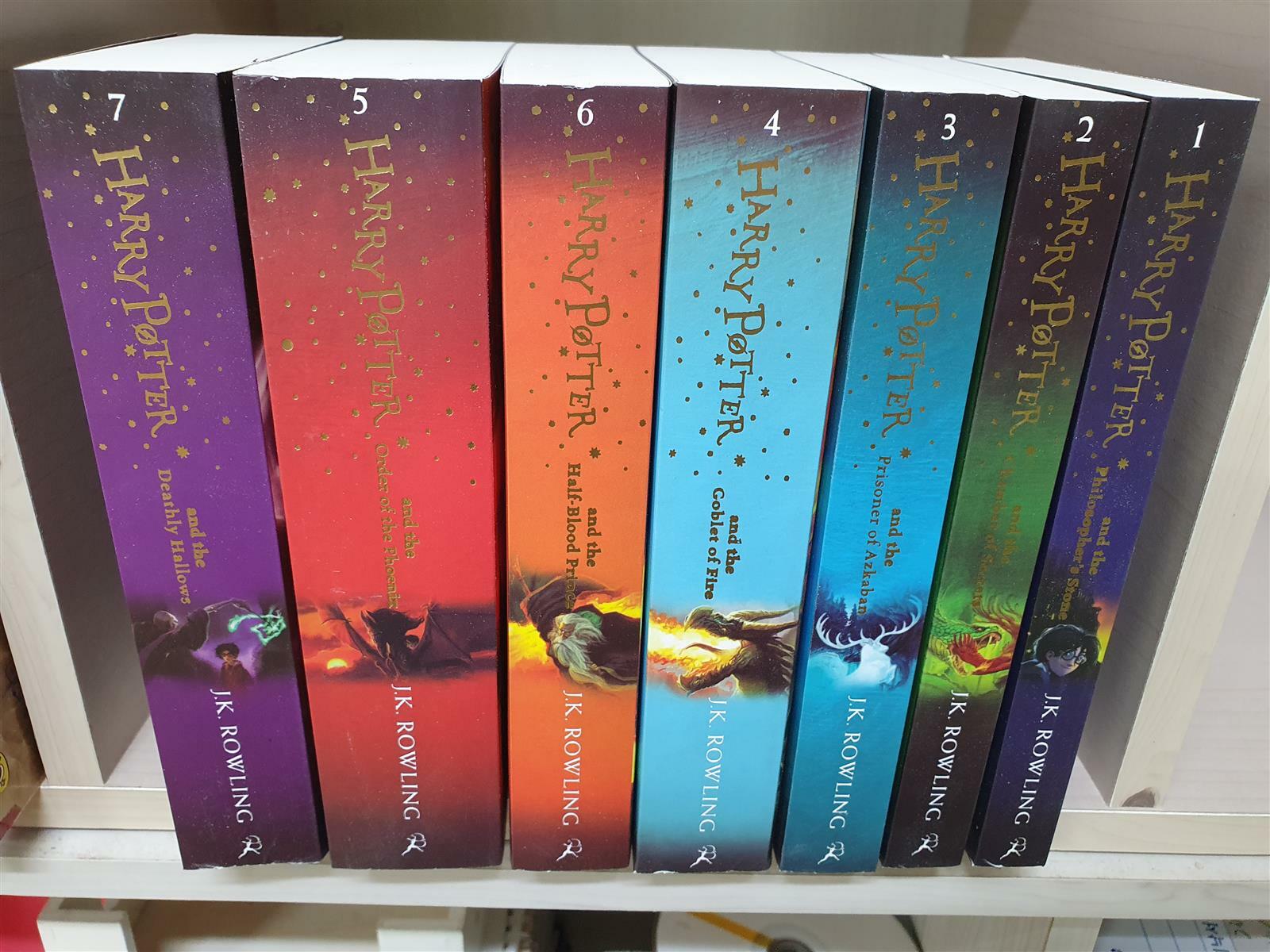 [중고] Harry Potter Box Set: The Complete Collection 해리 포터 영국판 1~7권 박스 세트 (Paperback 7권, 영국판)