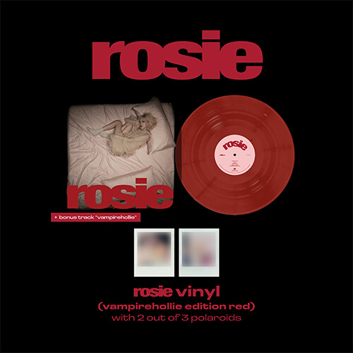 로제 - ROSE first studio album ‘rosie’ vinyl (vampirehollie edition red)[레드 LP]