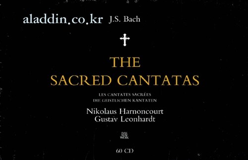 [중고] [수입] Johann Sebastian Bach : The Sacred Cantatas (60CD)