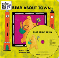 Bear about Town (Boardbook + CD 1장 + Mother Tip)