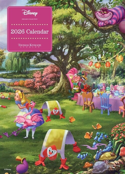 Disney Dreams Collection by Thomas Kinkade Studios 2026 Engagement Calendar (Desk)