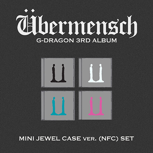 [세트] 지드래곤 - G-DRAGON 3RD ALBUM [Übermensch] MINI JEWEL ver.1+2+3+4 (NFC)