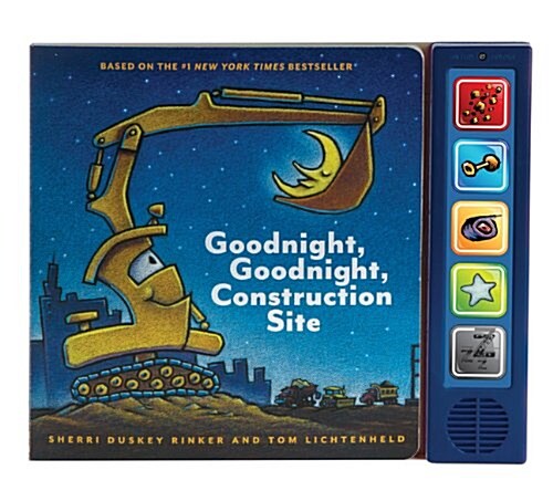 Goodnight Goodnight Construction Site Sound Book: (Construction Books for Kids, Books with Sound for Toddlers, Childrens Truck Books, Read Aloud Book (Board Books)