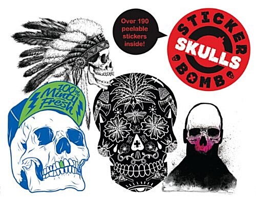 Stickerbomb Skulls (Paperback, STK)