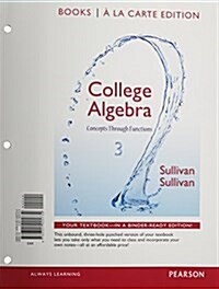 College Algebra: Concepts Through Functions, Books a la Carte Edition (Loose Leaf, 3)