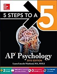 5 Steps to a 5 AP Psychology [With CDROM] (Paperback, 2015)