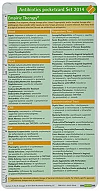 Antibiotics: Pocketcard Set 2014 (Other, 3)