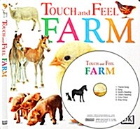 Touch & Feel Farm (Boardbook + CD 1장 + Mother Tip)