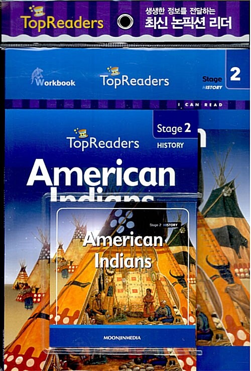 Top Readers 2-14 : History-American Indians (Paperback + Workbook + Audio CD 1장)