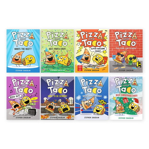 PIZZA & TACO 8종 세트 (Paperback)