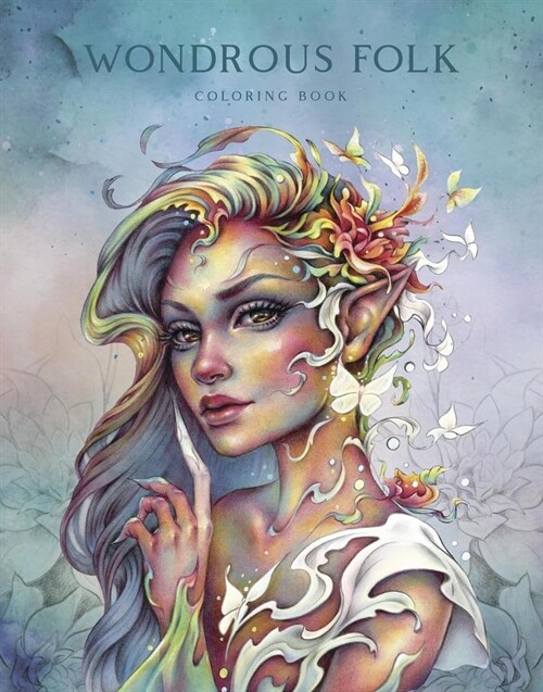 Wondrous Folk Coloring Book (Paperback)