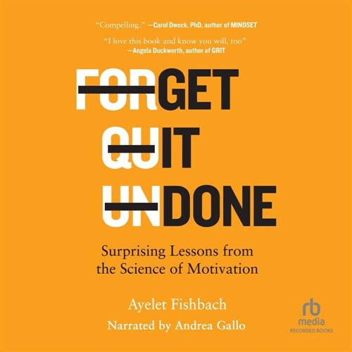 Get It Done: Surprising Lessons from the Science of Motivation (MP3 CD)