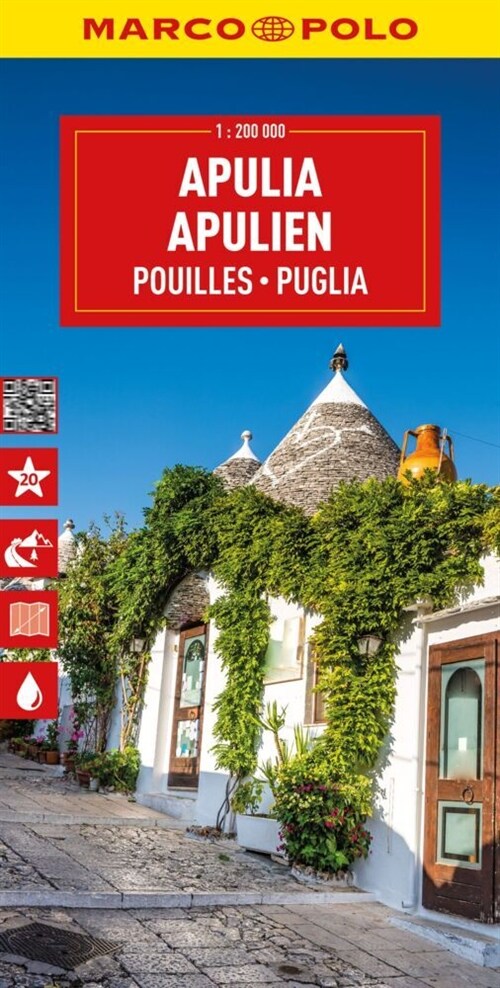 MARCO POLO Reisekarte Italien 11 Apulien 1:200.000 (Sheet Map)