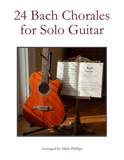 24 Bach Chorales for Solo Guitar (Paperback)