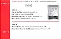Literacy Place Grade 1-1 Hello! : Cassette Tape (Tape 1개, 교재 별매)