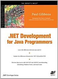 .Net Development for Java Programmers (Paperback)