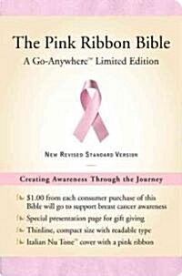 Pink Ribbon Bible-NRSV-Go-Anywhere (Hardcover)