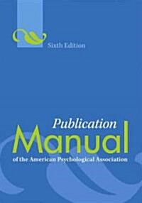 [중고] Publication Manual of the American Psychological Association(r) (Paperback, 6)