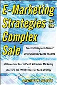 Emarketing Strategies for the Complex Sale (Hardcover)