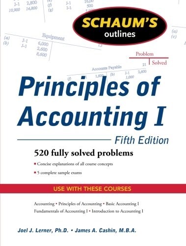 Schaums Outline of Principles of Accounting I (Paperback, 5)