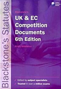 Blackstones UK and EcCCompetition Documents (Paperback, 6th)
