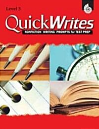 Quick Writes Level 3 (Paperback)