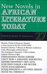 Alt 27 New Novels in African Literature Today (Paperback)