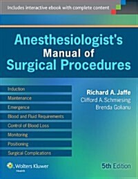 [중고] Anesthesiologists Manual of Surgical Procedures with Access Code (Hardcover, 5)