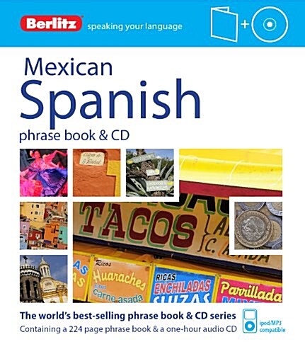 Berlitz Language: Mexican Spanish Phrase Book & CD (Paperback)
