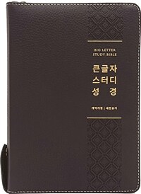 [뉴다크브라운] 큰글자 스터디성경 개역개정 새찬송가 - 대(大).합본.색인