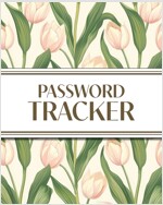 XL Large Print Password Tracker (Pink Tulips): 8`x10` 450+ Alphabetical Password Logbook for Easy Organization; Perfect for Seniors with its 16 pt Fon (Paperback)