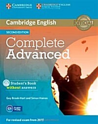 Complete Advanced Teachers Book with Teachers Resources CD-ROM (Multiple-component retail product, part(s) enclose, 2 Revised edition)