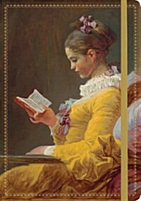 Fragonard Young Girl Reading Gilded Journal (Paperback)