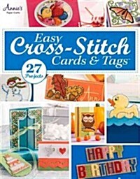 Easy Cross-Stitch Cards & Tags (Paperback)