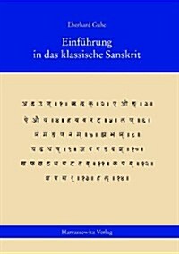 Einfuhrung in Das Klassische Sanskrit: Lehrbuch Mit Ubungen (Paperback)