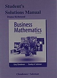 Students Solutions Manual for Business Mathematics (Paperback, 13, Revised)