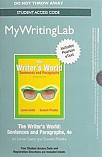 The Writers World New Mywritinglab With Pearson Etext Standalone Access Card (Pass Code, 4th)