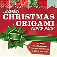 Jumbo Christmas Origami Paper Pack: 285 Sheets of Origami Paper Plus Instructions for 3 Festive Projects (Paperback)