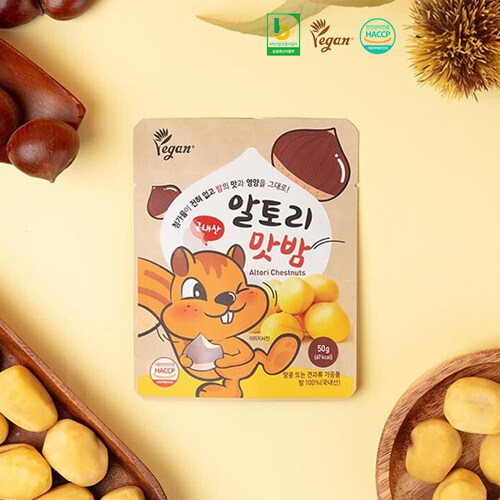 국산 비건인증 알토리 맛밤 50g
