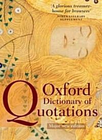 [중고] Oxford Dictionary of Quotations (Hardcover, 7th)