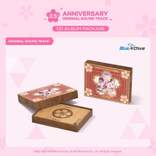 블루 아카이브 3.5주년 기념 O.S.T [2CD 앨범 패키지]