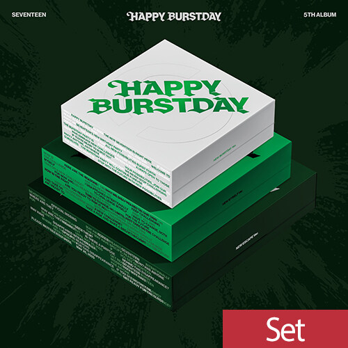 [중고] [SET] 세븐틴 - SEVENTEEN 5th Album ‘HAPPY BURSTDAY’ (3종 세트)
