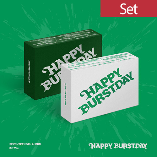 [세트] 세븐틴 - SEVENTEEN 5th Album ‘HAPPY BURSTDAY’ (NEW ESCAPE KiT Ver.+NEW BURSTDAY KiT Ver.)