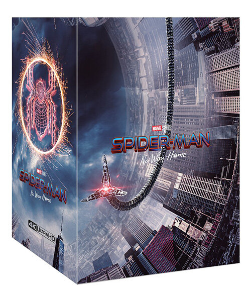 [4K 블루레이] 스파이더맨 : 노 웨이 홈 - One Click Box 스틸북 한정판 (8disc: 4K UHD + 2D)