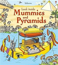 Look Inside Mummies and Pyramids (Hardcover)