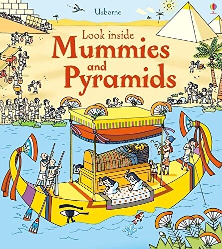 Look Inside Mummies & Pyramids (Board Book)