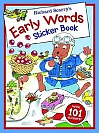 Richard Scarry - Early Words Sticker Book (Paperback)